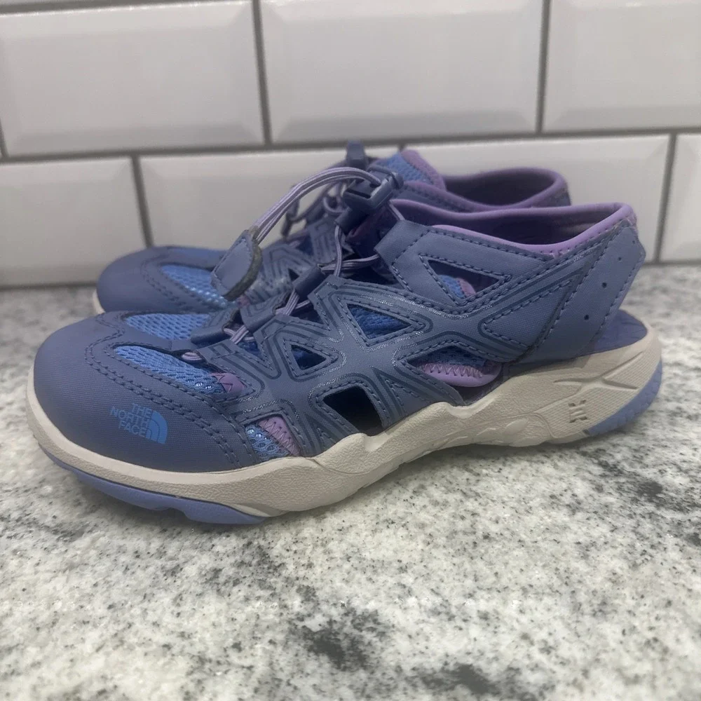 North Face Hedgehog Sandal II - Youth 3 Purple Closed Toe Waterproof Hiking Camp